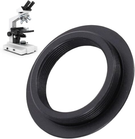 حلقة محول العدسة الموضوعية لمجهر Gugxiom، خيط RMS إلى واجهة تركيب CS مناسبة لـ Leica، محول دقيق من سبائك الألومنيوم (25 مم) in Saudi Arabia