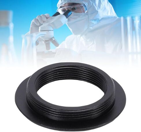 حلقة محول العدسة الموضوعية لمجهر Gugxiom، خيط RMS إلى واجهة تركيب CS مناسبة لـ Leica، محول دقيق من سبائك الألومنيوم (25 مم) in Saudi Arabia