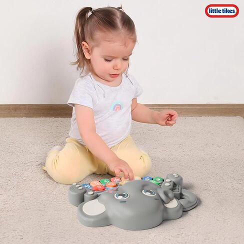 Lollipop - Little Tikes Elephant Musical Keyboard Toy for Toddlers – Baby Piano Toy Lights Up, Plays Music & Animal Sounds – BPA Free, Safety Tested Mini Electric Piano – Musical Toys for Kids in Saudi Arabia