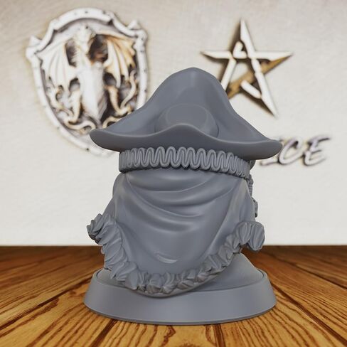 Amphibious Swashbuckler for RPG Adventures - 28mm Unpainted Fantasy Pirate Captain Miniature - Frog Model Billy Quacks for DND & Tabletop Games-AS193 in Saudi Arabia