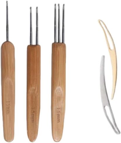 Dreadlock Crochet Hook for Hair, Loc Needle for Dreads, Dreadlocks Crochet Needle, Interlocking Tool for locs, Braid Craft(0.75mm) in Saudi Arabia