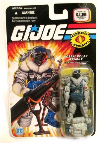 G.I. JOE Cobra Snow Serpent Polar Assualt Soldier Wave 9 3 3/4" Action Figure in Saudi Arabia