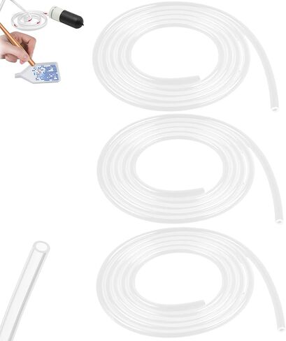خراطيم سيليكون طويلة ممتدة من aeloer (3 قطع × 1 متر) لقلم الرسم الفني الماسي، مناسبة لمعظم أنواع أقلام الفراغ، ملحقات فنية ماسية بديلة للأنابيب in Kuwait
