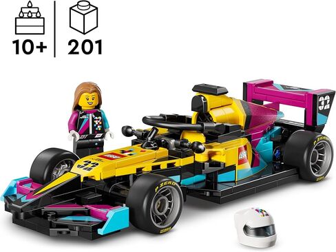 لعبة بناء سيارة سباق أكاديمية سبيد تشامبيونز F1 من ليجو - سيارة سباق تظاهرية مع شخصية أكاديمية F1 مصغرة - لعبة سيارة لعب وعرض للأولاد والبنات، للأعمار من 10 سنوات فما فوق - فكرة هدية لأعياد الميلاد - 77258 in Kuwait