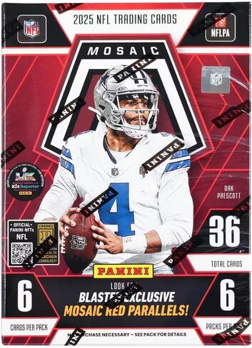 Panini 2025 Mosaic Football 6-Pack Hobby Blaster Box (1 Green Mosaic Per Blaster Box) in Saudi Arabia