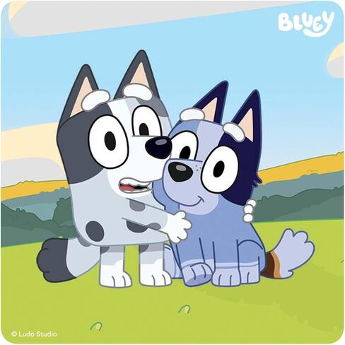 SmileMakers Bluey & Friends Stickers, 2.5 Inches, 100 Count, 5 Designs, Multicolor in Saudi Arabia