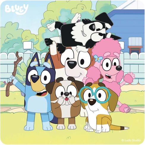 SmileMakers Bluey & Friends Stickers, 2.5 Inches, 100 Count, 5 Designs, Multicolor in Saudi Arabia