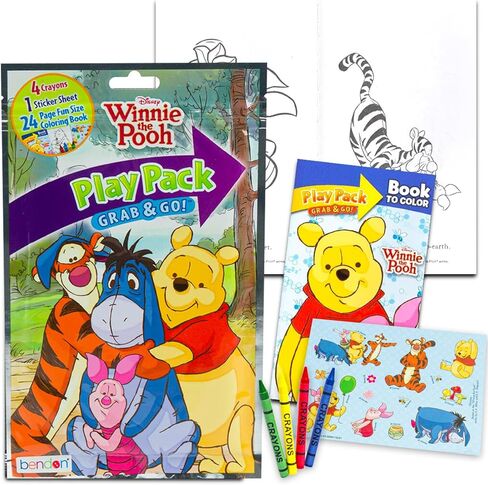 Winnie The Pooh Ultimate Coloring and Activity Book Set - Bundle for Kids with Activity Pages, Coloring, Stickers, More | Jumbo Winnie The Pooh Books for Boys, Girls 4-8, 3-5, 8-12 in Saudi Arabia