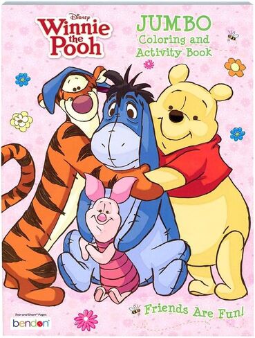 Winnie The Pooh Ultimate Coloring and Activity Book Set - Bundle for Kids with Activity Pages, Coloring, Stickers, More | Jumbo Winnie The Pooh Books for Boys, Girls 4-8, 3-5, 8-12 in Saudi Arabia