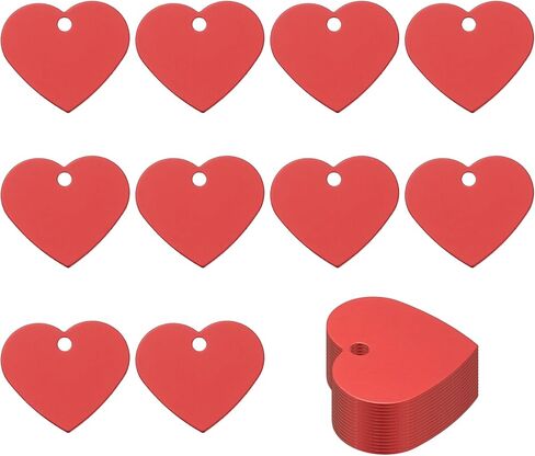 PATIKIL Metal Heart Stamping Blanks Tags Blank Tag with Hole in Saudi Arabia