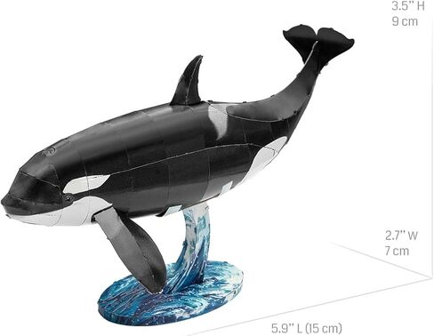 Metal Earth Orca 3D Metal Model Kit Fascinations in Saudi Arabia