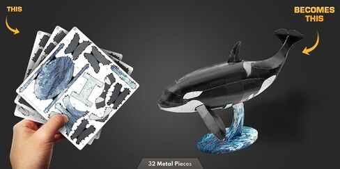 Metal Earth Orca 3D Metal Model Kit Fascinations in Saudi Arabia