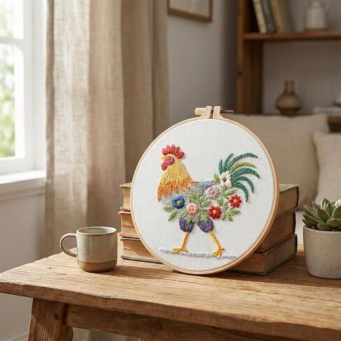 مجموعات التطريز للمبتدئين من ZCXETP، مجموعات التطريز للمبتدئين، مجموعة التطريز للمبتدئين، مجموعة الغرز المتقاطعة مناسبة لتعلم تقنيات التطريز الأساسية in Kuwait