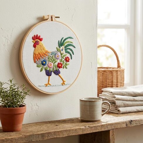 مجموعات التطريز للمبتدئين من ZCXETP، مجموعات التطريز للمبتدئين، مجموعة التطريز للمبتدئين، مجموعة الغرز المتقاطعة مناسبة لتعلم تقنيات التطريز الأساسية in Kuwait