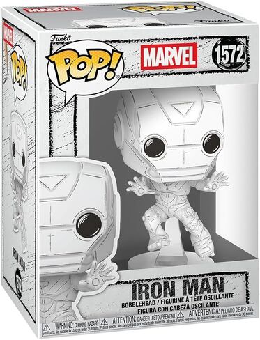 فانكو بوب! Marvel: Marvel Sketched - Iron Man - مجسم من الفينيل قابل للتجميع - فكرة هدية - بضائع رسمية - ألعاب للأطفال والكبار - مراوح هزلية - نموذج مجسم لهواة الجمع والعرض in Kuwait
