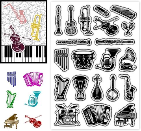 نخب نمط واضح طوابع السلع المخبوزة سيليكون ختم ختم DIY بها بنفسك سكرابوكينغ وبطاقة صنع ورقة كرافت ديكور 6.3 × 4.3 بوصة in Kuwait