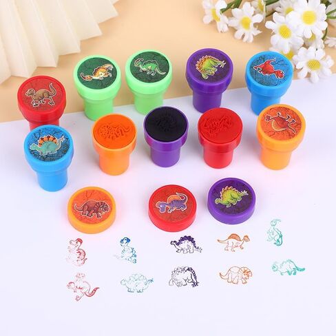 10 Pack Animal Stamp Set - Colorful Plastic Stamps for Scrapbooking & Card Making in Saudi Arabia