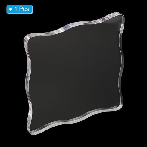 4" x 4" Acrylic Stamp Block, Clear Stamping Block Decorative Mounting Blocks Head Shape for Scrapbooking DIY Crafts Card Making in Saudi Arabia