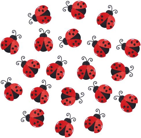 PH PandaHall 20pcs Lady Patches Iron On/Sewing Patches, Embroidery Sew on Cloth Patches Appliques Repair Patches for Backpacks Clothing Coat Cosplay School Bags Decoration, 2.3x1.8 in Kuwait