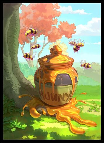 Princess Characters - 65ct Textured Matte TCG Card Art Sleeves (Honey Pot) in Saudi Arabia