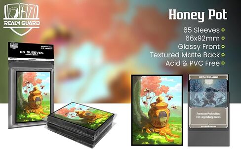 Princess Characters - 65ct Textured Matte TCG Card Art Sleeves (Honey Pot) in Saudi Arabia
