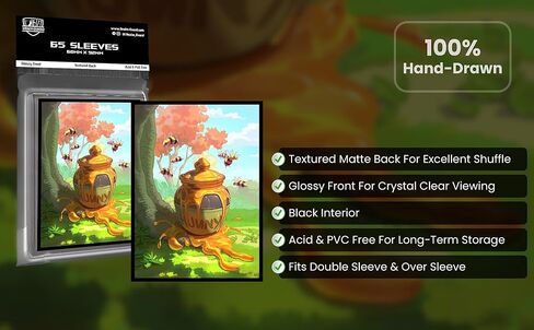 Princess Characters - 65ct Textured Matte TCG Card Art Sleeves (Honey Pot) in Saudi Arabia