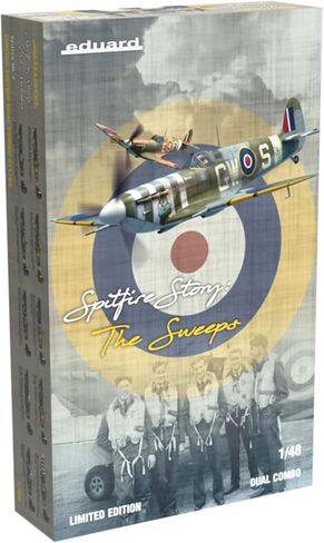 Eduard Kits 1:48 Ltd Edit - Spitfire Story The Sweeps in Saudi Arabia