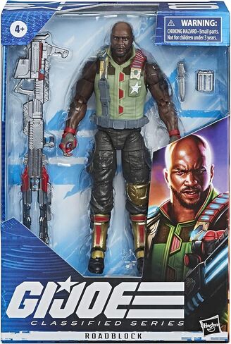G. I. Joe Classified Series Roadblock Action Figure 01 Collectible Premium Toy with Multiple Accessories 6-Inch Scale with Custom Package Art (Deco May Vary) in Saudi Arabia