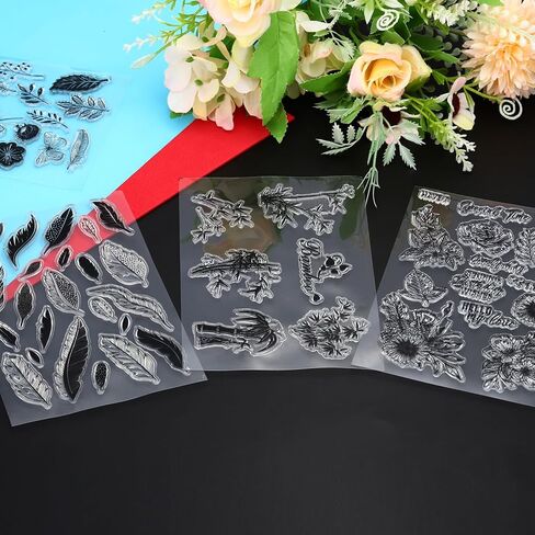 Transparent Silicone Stamps, 1 Pcs T1660 Month Day Date Clear Stamps for Card Making Decoration DIY Scrapbooking Embossing Album Decor Craft, Clear in Saudi Arabia