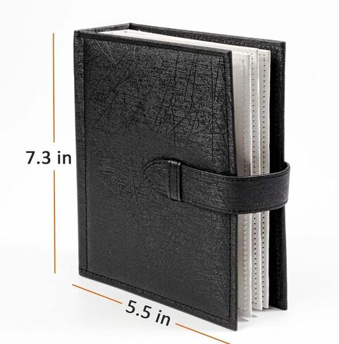 كتاب تداول ألبوم سعة 42 دبابيس من المينا المحمول لعرض وتجارة حامل دبابيس من جلد البولي يوريثان مناسب لظهر مطاطي (وردي) in Saudi Arabia