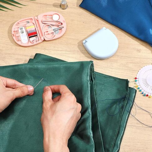 JIEYAO 50 Pcs Mini Travel Sewing Kits, Portable Small Emergency Sewing Repair Supplies with Needles Thread Scissor Buttons for Clothes Repair Home Travel Essentials in Saudi Arabia