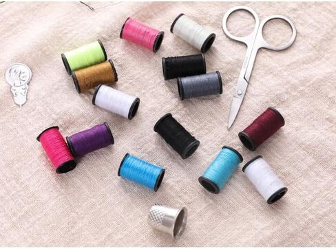 Sewing Kit, Portable Sewing Supplies Accessories for Home, Traveler Contains Thread, Scissors, Needles,Measuring Tape and More in Saudi Arabia