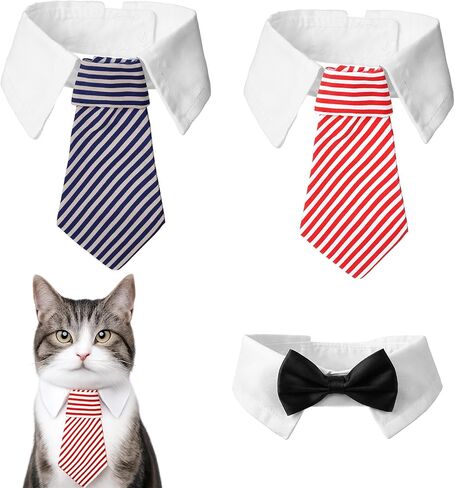 3 Pcs Dog Cat Bow Tie Pet Tuxedo Collar Wedding Formal Costume Adjustable for Dog Cat Puppy Birthday Necktie Collars in Saudi Arabia