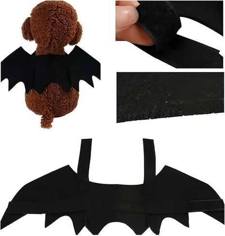 Pet Bat Wings, Perfect for Cats Puppies Cute Cosplay Costume Accessories Dress-Up Fun for Pets Parties in Saudi Arabia