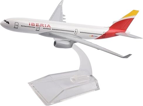 ZEZEFUFU 1/400 Scale A330 Iberia Airlines Airplane Model Civil Airliner Model Home Office Decoration in Saudi Arabia