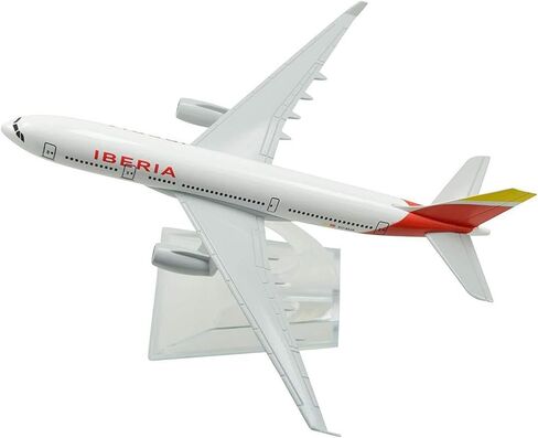 ZEZEFUFU 1/400 Scale A330 Iberia Airlines Airplane Model Civil Airliner Model Home Office Decoration in Saudi Arabia