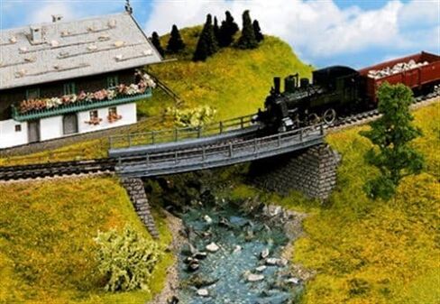 نوش 21350 Stl Bridge Curved X 7" L H0 Scale Model Kit in Kuwait