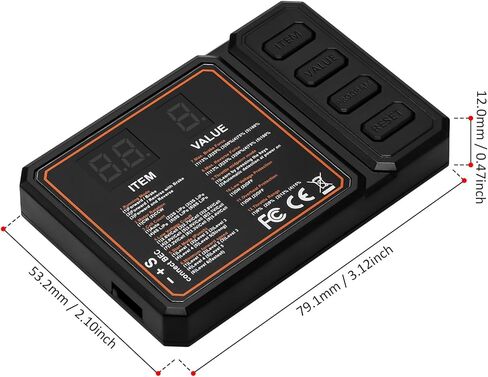 Hobby Fans ESC Programming Card RC Car Electronic Speed Controller Programmer for Hobby Fans 35A 60A 80A Sensorless Brushless ESC in Kuwait