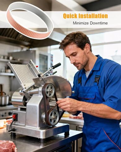 حزام TB2-360 10 أضلاع بولي على شكل حرف V مناسب لـ Berkel Fac Hobart Noaw Swedlhinghaus، استبدال حزام تقطيع اللحوم 01-400827-0066B 0827-0066B 400827-0066B 827-00066-B 82700066B 00-479391 in Kuwait