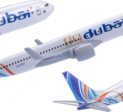 Model Plane 1:400 Scale Model Dubai B737 Model Airplane Diecast Airplanes Alloy Plane Model for Gift in Saudi Arabia