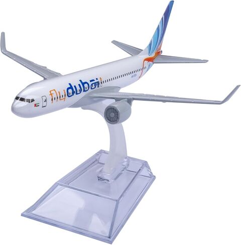 Model Plane 1:400 Scale Model Dubai B737 Model Airplane Diecast Airplanes Alloy Plane Model for Gift in Saudi Arabia