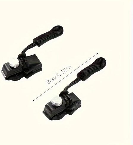 12PCS Zipper Repair Slider Detachable No Tool Design Screw Lock Replacement for Bags Jackets Clothes Shoes Boots Home Use, 12PcsSML in Saudi Arabia