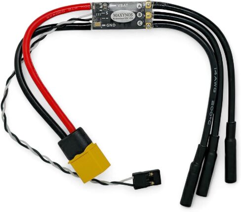 جهاز التحكم في السرعة الكهربائية ثنائي الاتجاه 45 أمبير، 2-6S Lipo ESC مع موصل XT60، 7.4-22.2 فولت، لمركبات RC والروبوتات والدفاعات تحت الماء in Kuwait