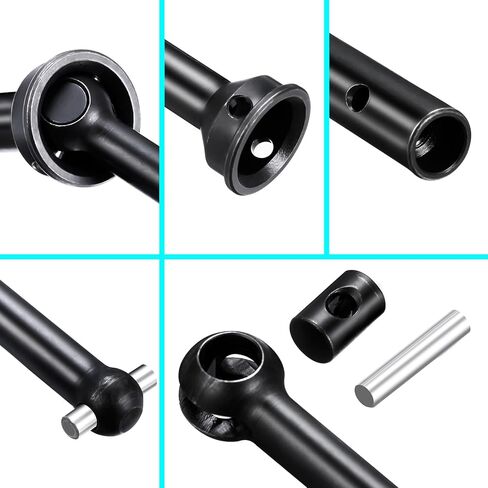 RCLIONS Spring Steel Front Drive Shaft CVD Dogbone Joint for 1/8 ARRMA KRATON 6S V4 V5 BLX 4WD Speed Monster Car in Saudi Arabia