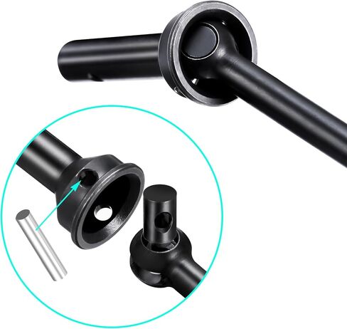 RCLIONS Spring Steel Front Drive Shaft CVD Dogbone Joint for 1/8 ARRMA KRATON 6S V4 V5 BLX 4WD Speed Monster Car in Saudi Arabia