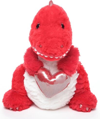 Bearington T-Riffic The Love Dinosaur Plush Stuffed Animal 12 in, Ideal Plushies Gift for Kids & Girlfriends in Saudi Arabia