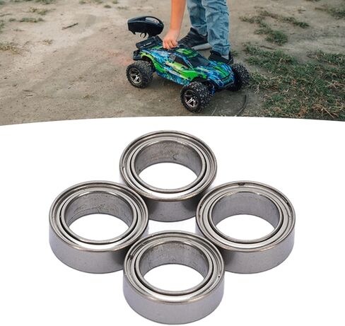 Drfeify 4Pcs RC Car Ball Bearings, 6046 Metal Double Rubber Sealed Bearing Kit for SCY 16101 16102 16103 16201 Upgrade Parts in Saudi Arabia