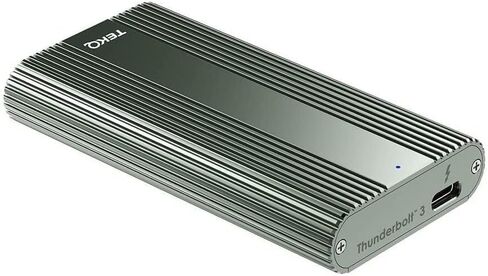 TEKQ [معتمد من Intel] Thunderbolt 3 SSD خارجي محمول، يعمل بالحافلة، (متوافق مع أجهزة Thunderbolt 4 وUSB 4) (1 تيرابايت) in Saudi Arabia