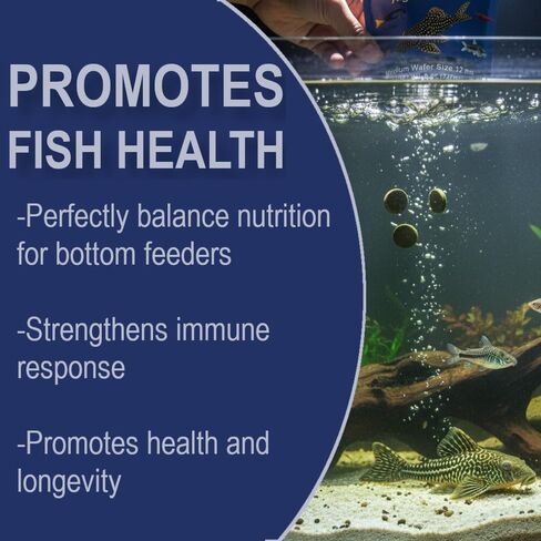 Small 8mm Algae Wafer - Algae Wafers for Bottom Feeders - The Best Pleco Wafers & Pleco Food Available - Algae Wafers for Snails (8 oz) in Saudi Arabia