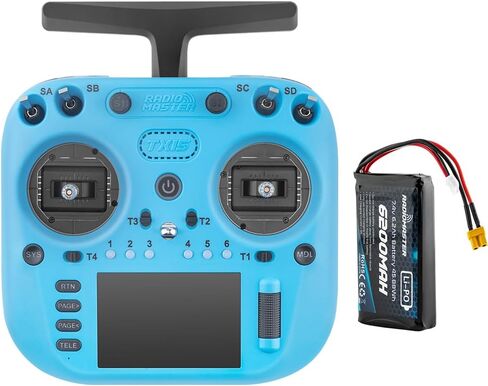 Radiomaster TX15 16ch 3.5 بوصة IPS تعمل باللمس V5.0 Hall Gimbals وحدة تحكم راديو ExpressLRS ميكروفون جيروسكوبي مدمج (وضع رمادي 2) in Saudi Arabia